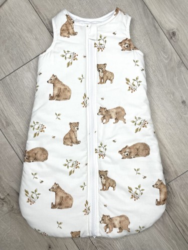 Śpiworek do spania bawełna PREMIUM Misie niedźwiadki