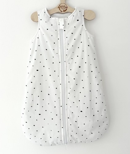 Śpiworek do spania bawełna PREMIUM Kropki