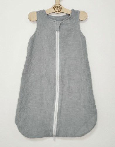 Śpiworek do spania Muślinowy Szary