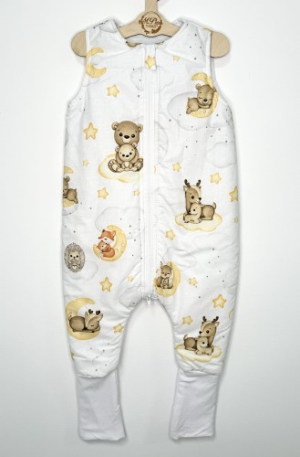Śpiworek do spania z nogawkami Misie i sarenki