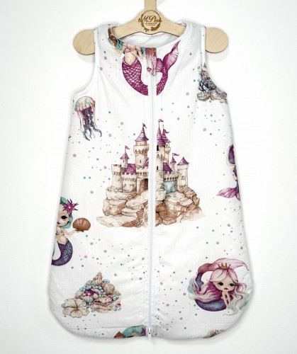 Śpiworek do spania Syrenki i zamek