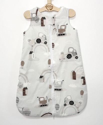 Śpiworek do spania Szare traktory