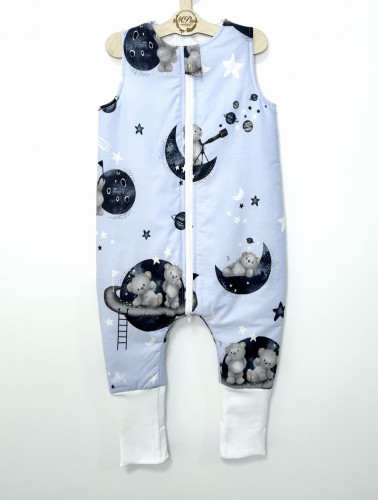 Śpiworek do spania z nogawkami Miś astronauta
