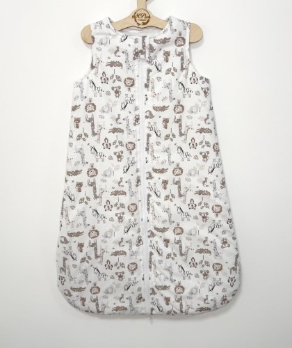 Śpiworek do spania Beżowe zoo