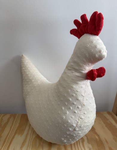  Poduszka do karmienia Kura Kokoko Ecru minky