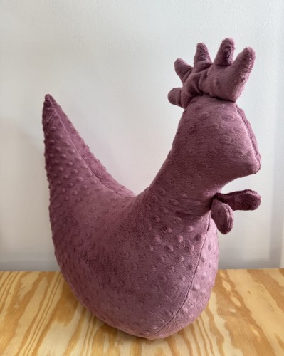 Poduszka do karmienia Kura Kokoko Brudny róż minky