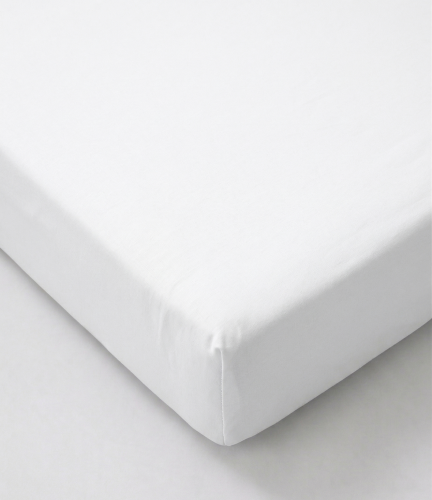 Prześcieradło z gumką bawełniane 140x70 Białe