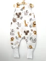 Śpiworek do spania z nogawkami Wesołe safar