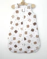 Śpiworek do spania niemowlęcy Misie i serduszka